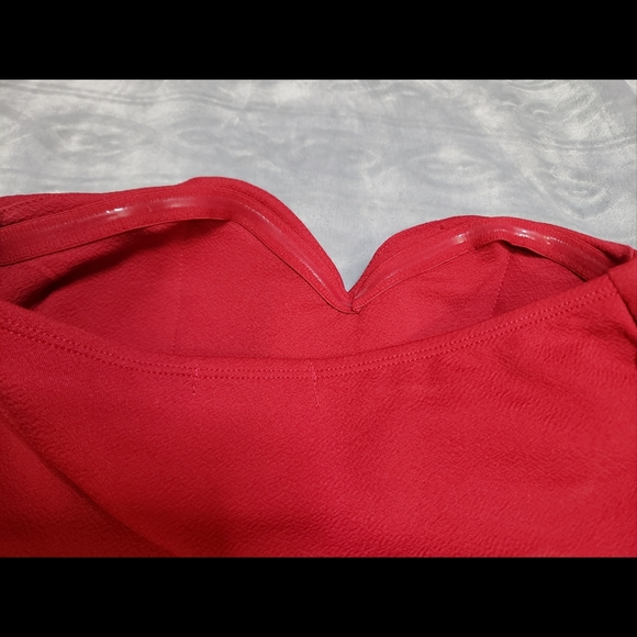 Material Girl size XS Peplum Tube Top NWOT - Picture 3 of 5